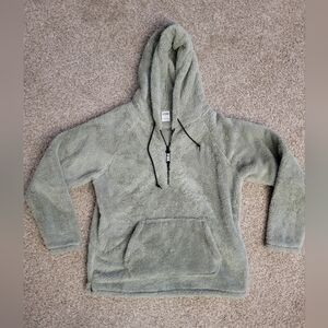 PINK Victoria's Secret Plush Green Hoodie